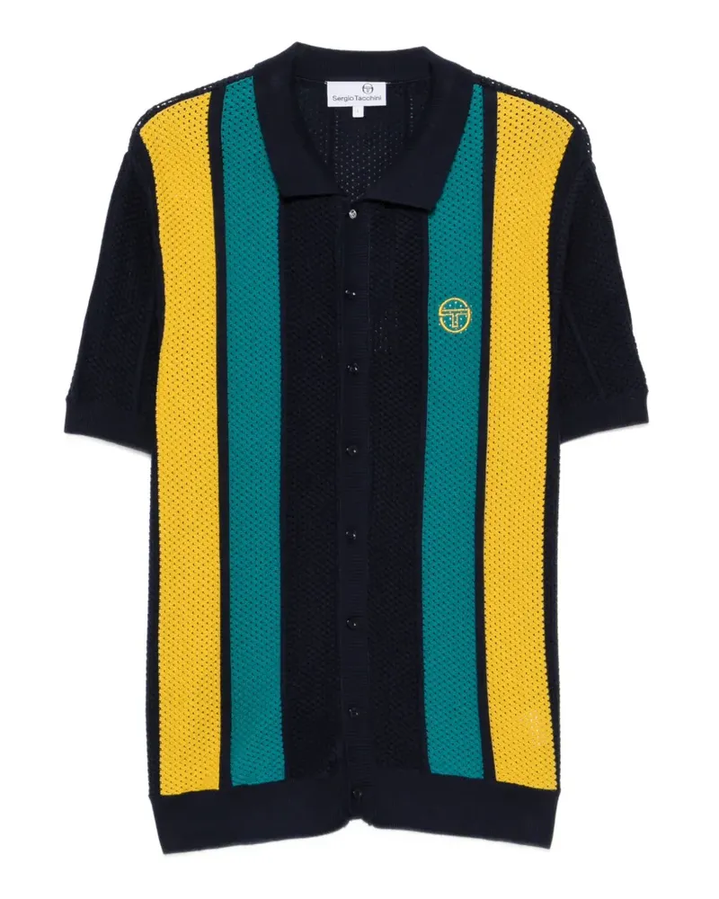 Sergio Tacchini Gestreiftes Hemd - Blau Blau