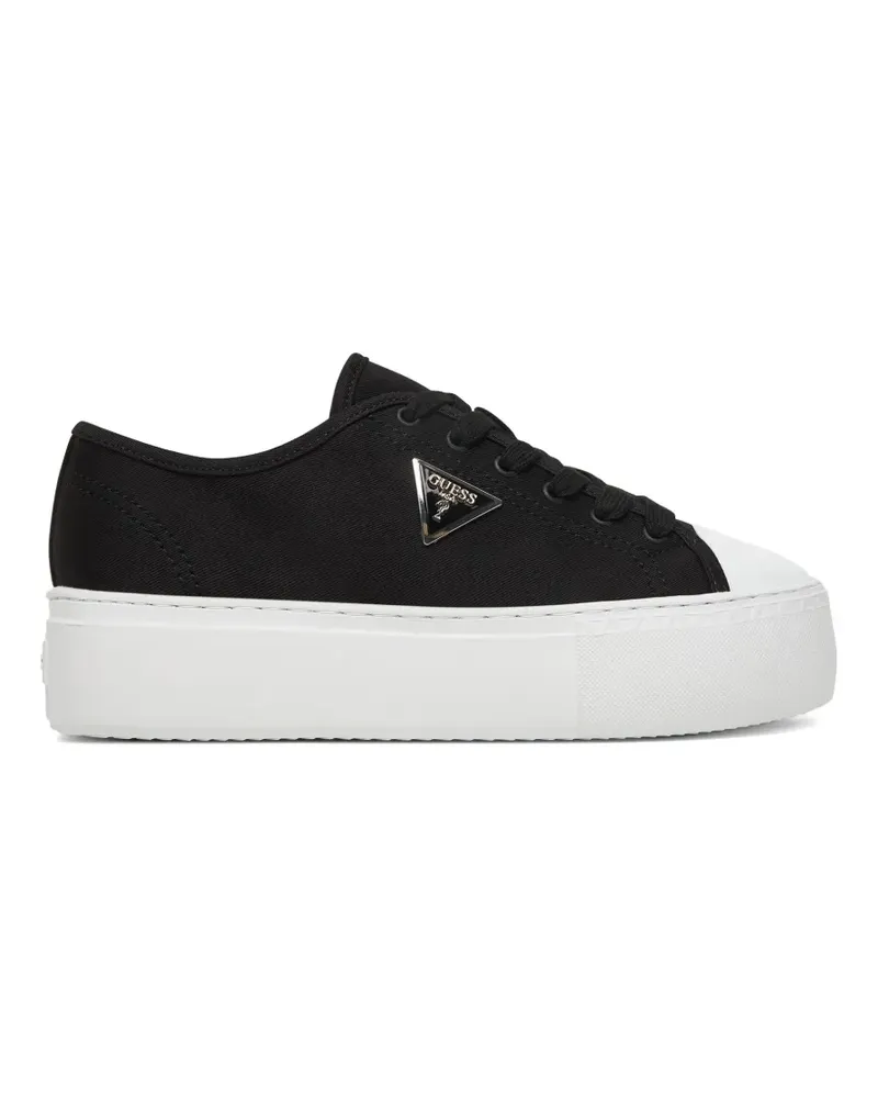 Guess Joezi platform toe cap sneakers - Schwarz Schwarz