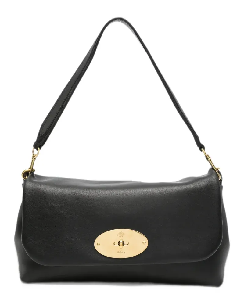 Mulberry Postman's Lock leather shoulder bag - Schwarz Schwarz