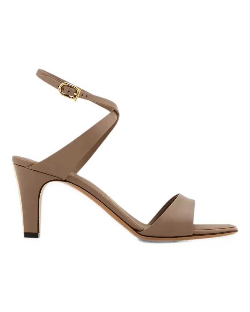Ferragamo Sandalen mit eckiger Spitze - Nude Nude