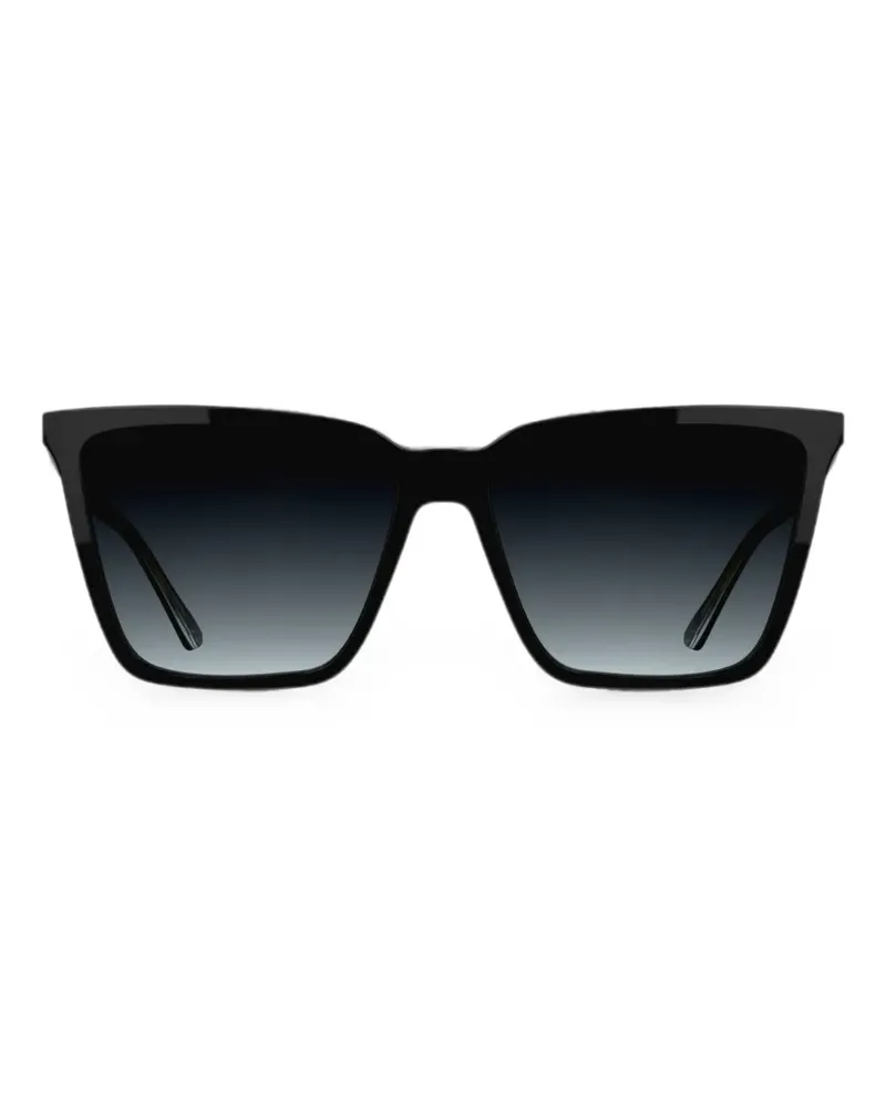 Calvin Klein Eckige Sonnenbrille mit Farbverlauf - Schwarz Schwarz