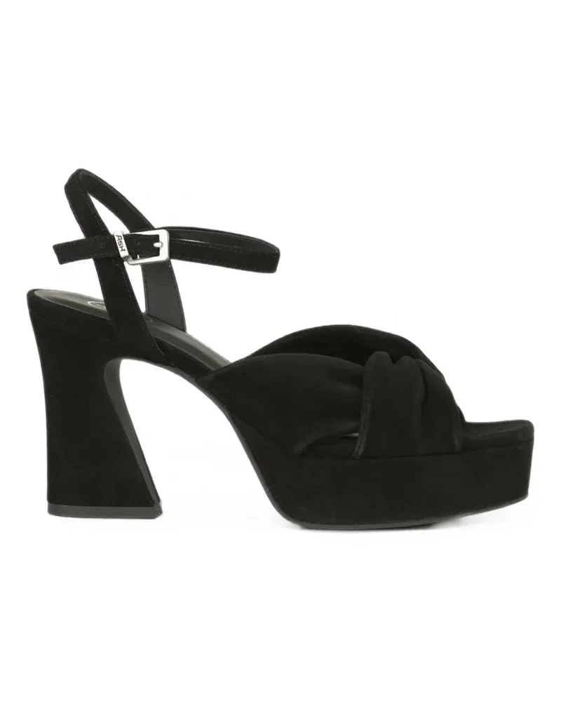 ash Opus Plateau-Sandalen mit Knoten - Schwarz Schwarz