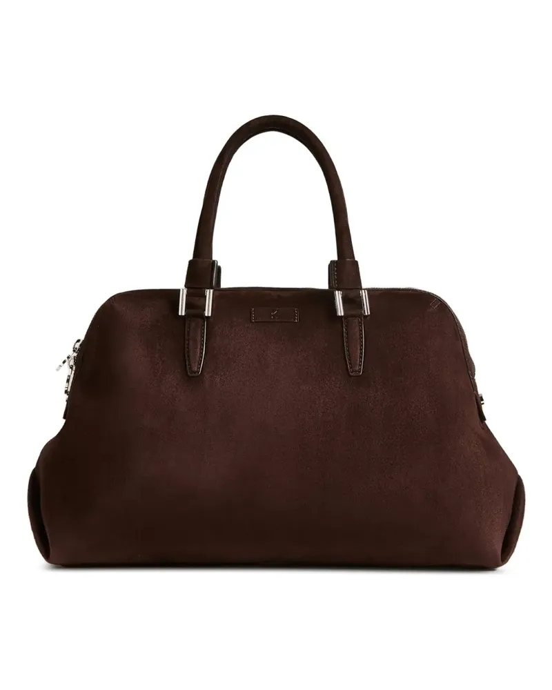 Kiton Kayly Tote Bag aus Wildleder - Braun Braun