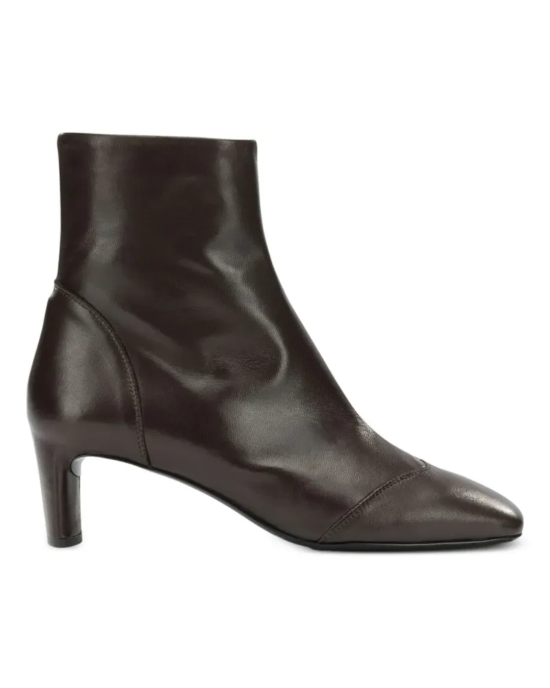 Roberto del Carlo square-toe ankle boots - Schwarz Schwarz