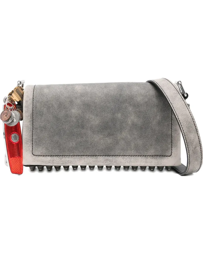 Alexander Wang studded flap shoulder bag - Grau Grau