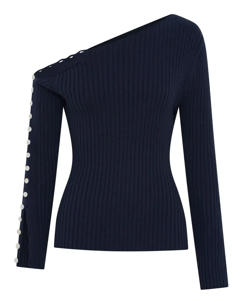 Anna Quan Schulterfreies Bryn Oberteil - Blau Blau