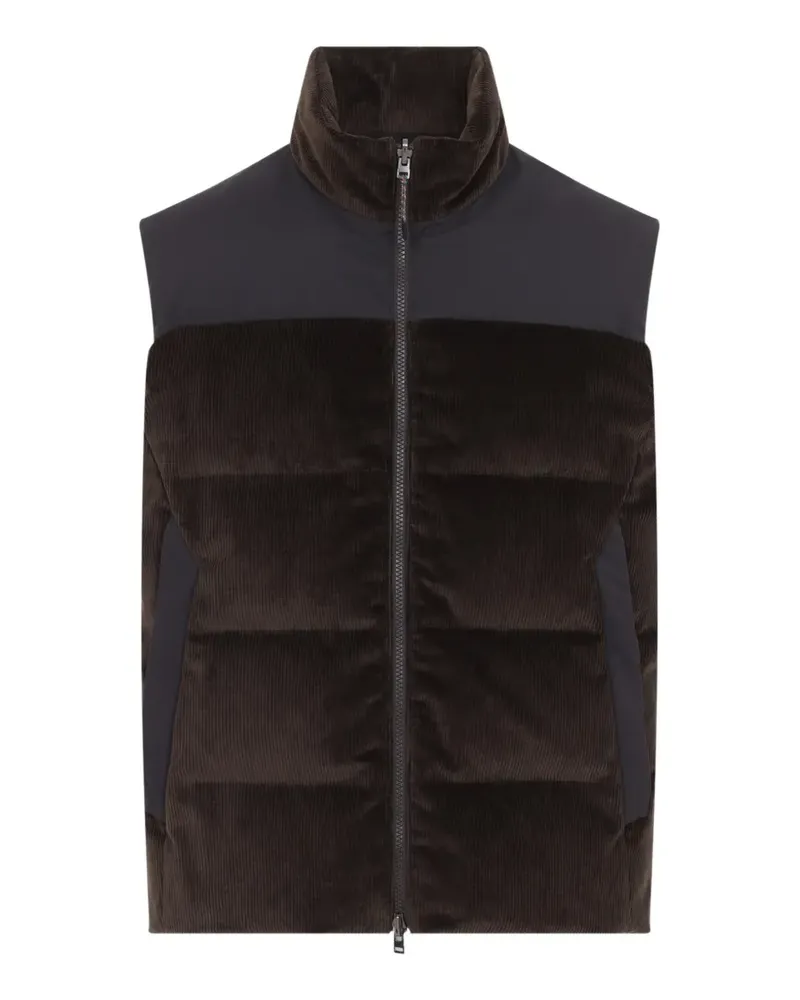 SEASE corduroy-quilted padded jacket - Braun Braun