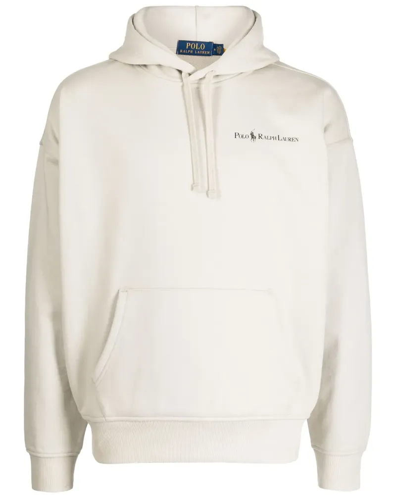 Ralph Lauren Hoodie mit tiefen Schultern - Nude Nude