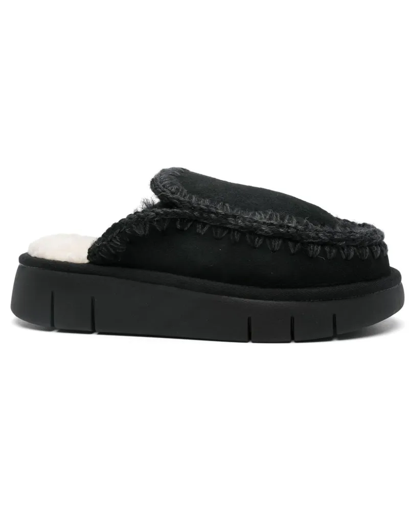 Mou Bounce Mules - Schwarz Schwarz