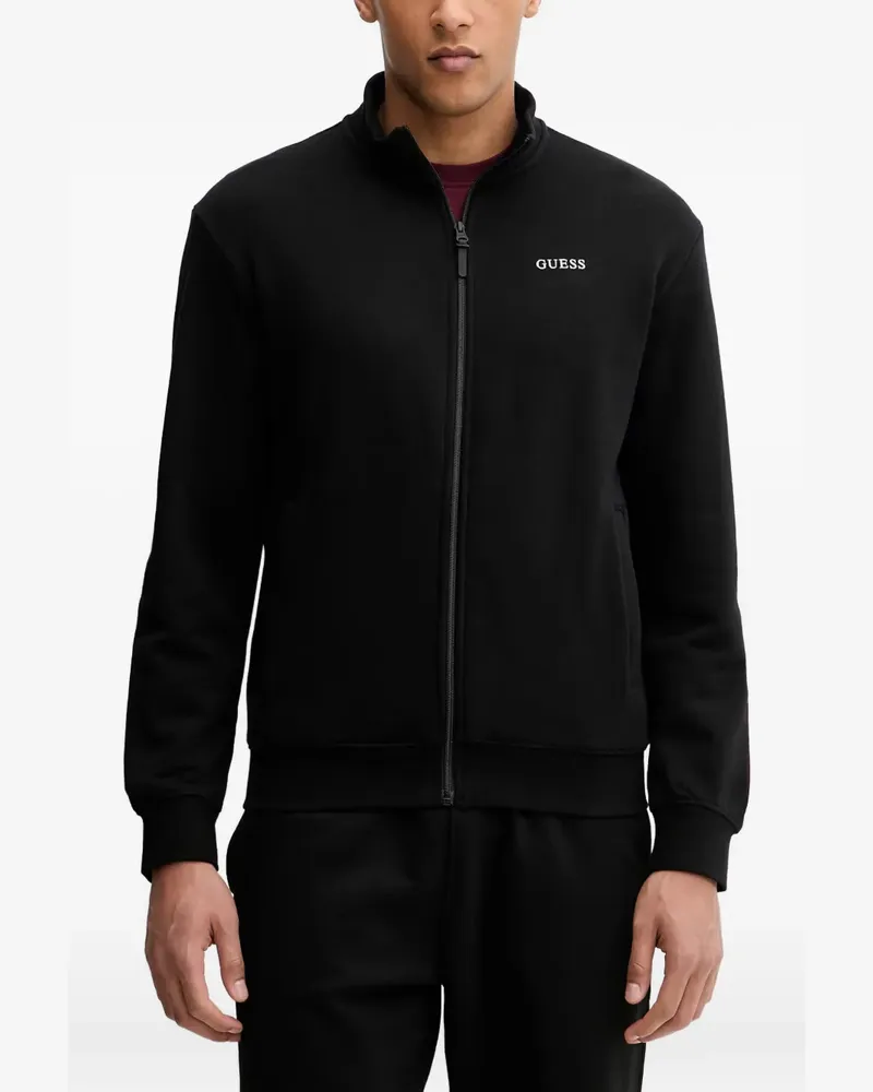 Guess Pullover mit Logo-Print - Schwarz Schwarz