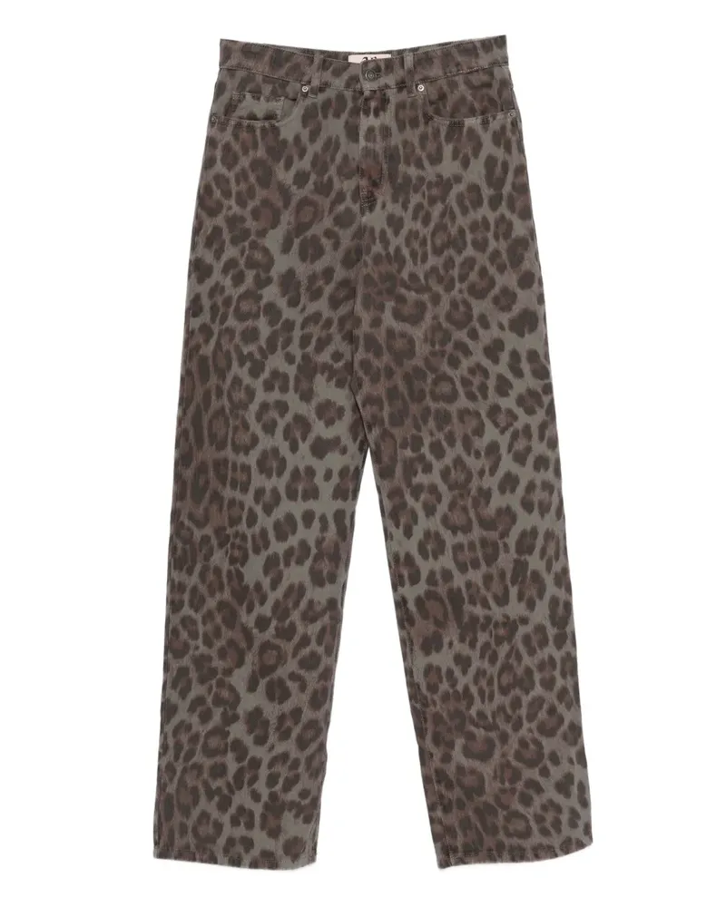 Aniye By Lizzy animal-print trousers - Grün Grün