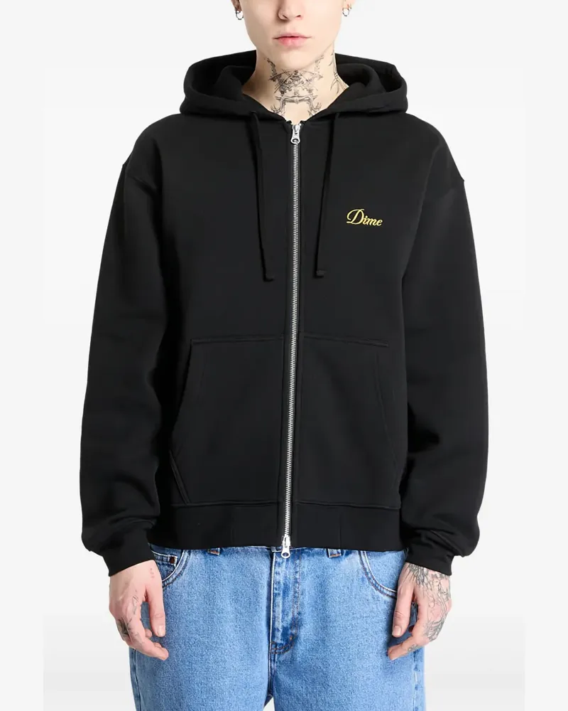 Dime Hoodie mit Logo-Stickerei - Schwarz Schwarz