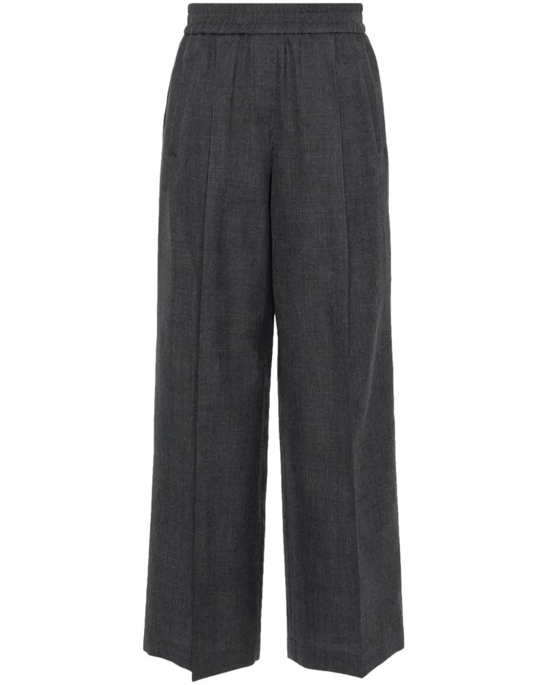 Brunello Cucinelli Klassische Palazzohose - Grau Grau