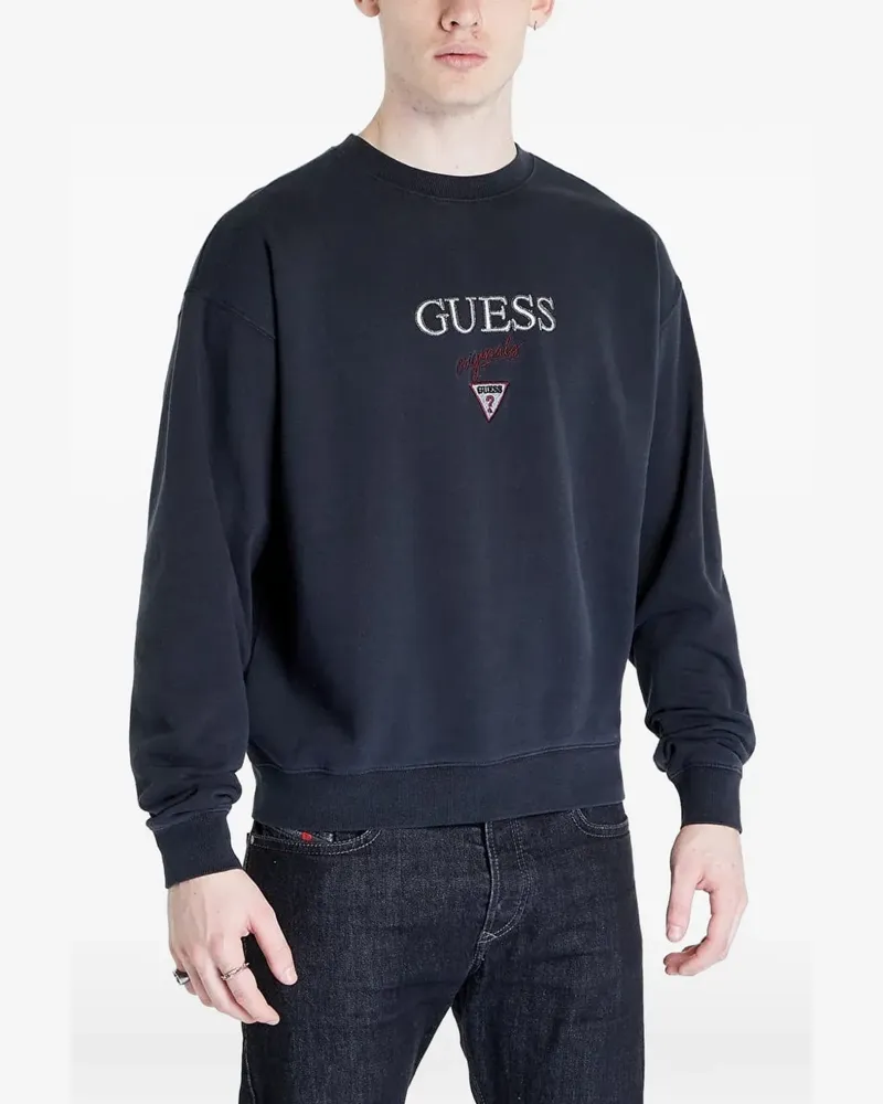 Guess Pullover mit rundem Ausschnitt - Blau Blau