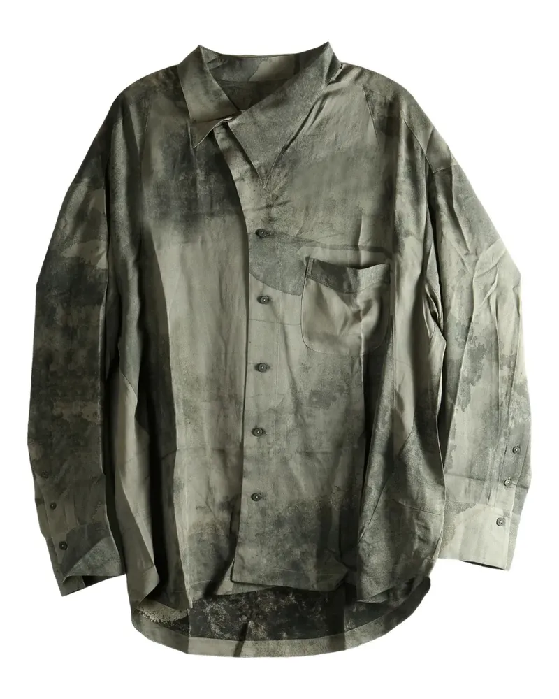 Ziggy Chen Pocket buttoned shirt - Grau Grau