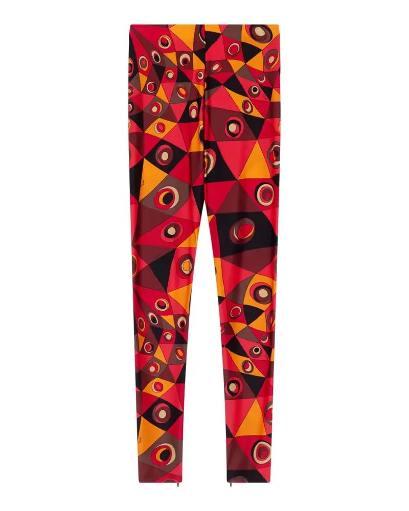 Emilio Pucci Occhi-print leggings - Rot Rot