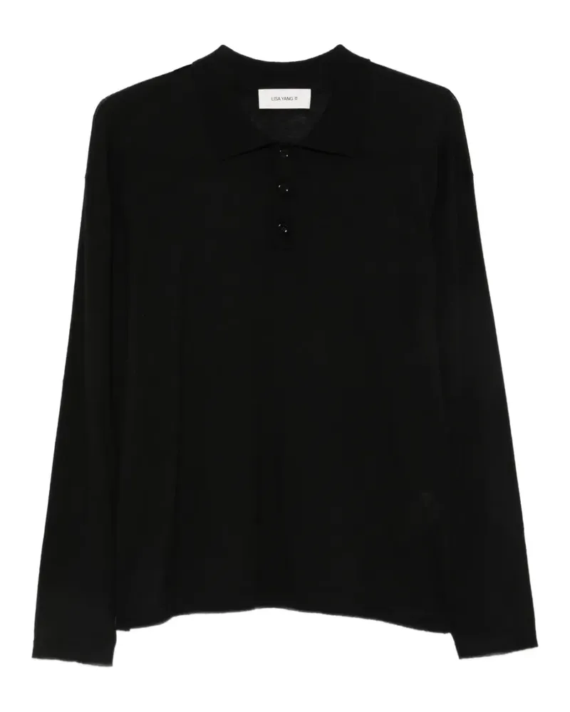 Lisa Yang Pullover mit Kontrastnähten - Schwarz Schwarz