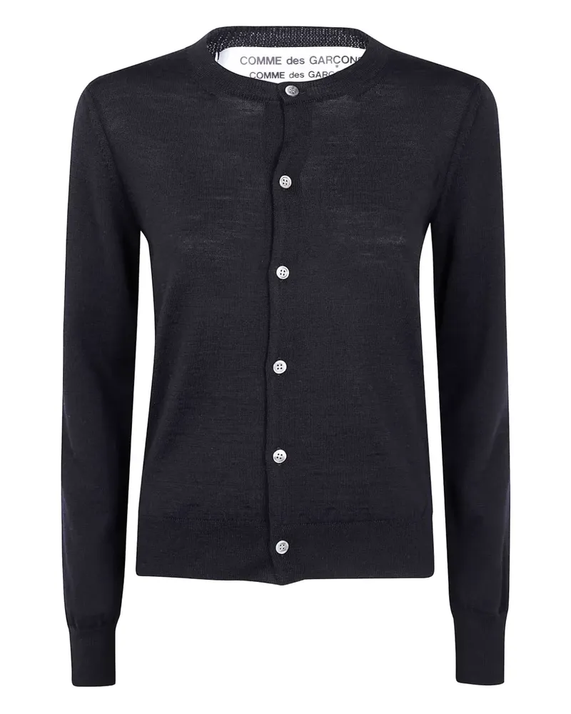 Comme des Garçons wool cardigan - Schwarz Schwarz