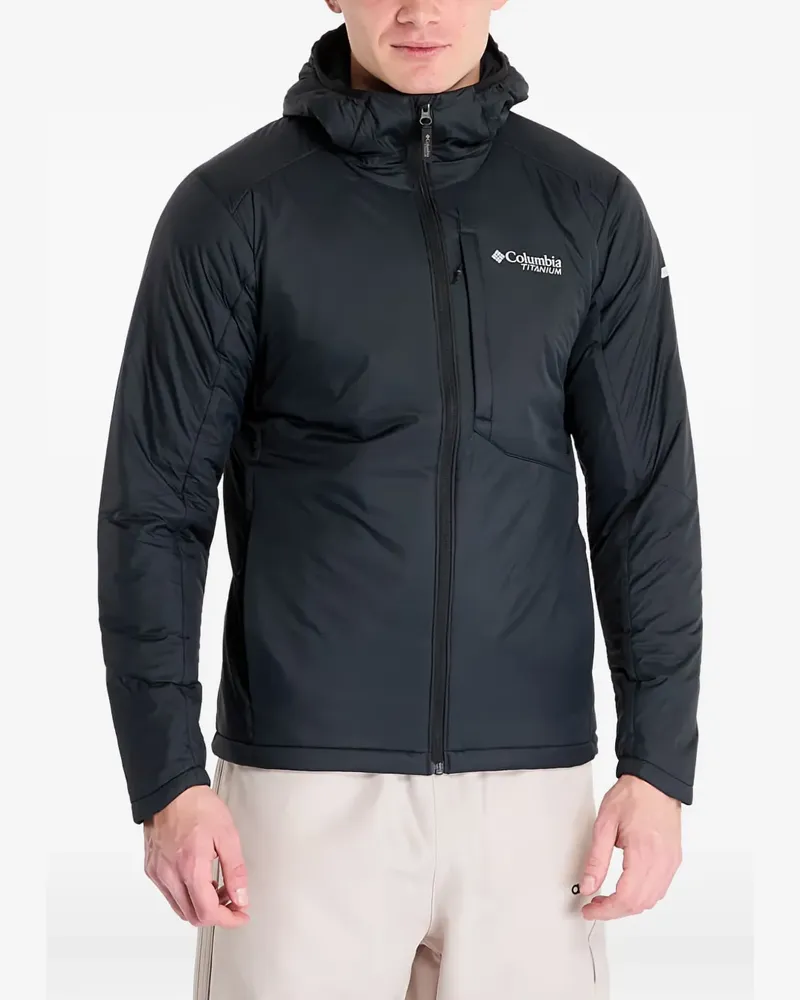 Columbia Sportswear Company hooded stretch insulated jacket - Schwarz Schwarz