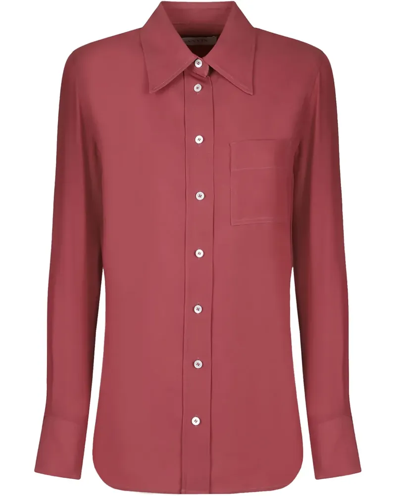 Lanvin Langärmeliges Hemd - Rot Rot