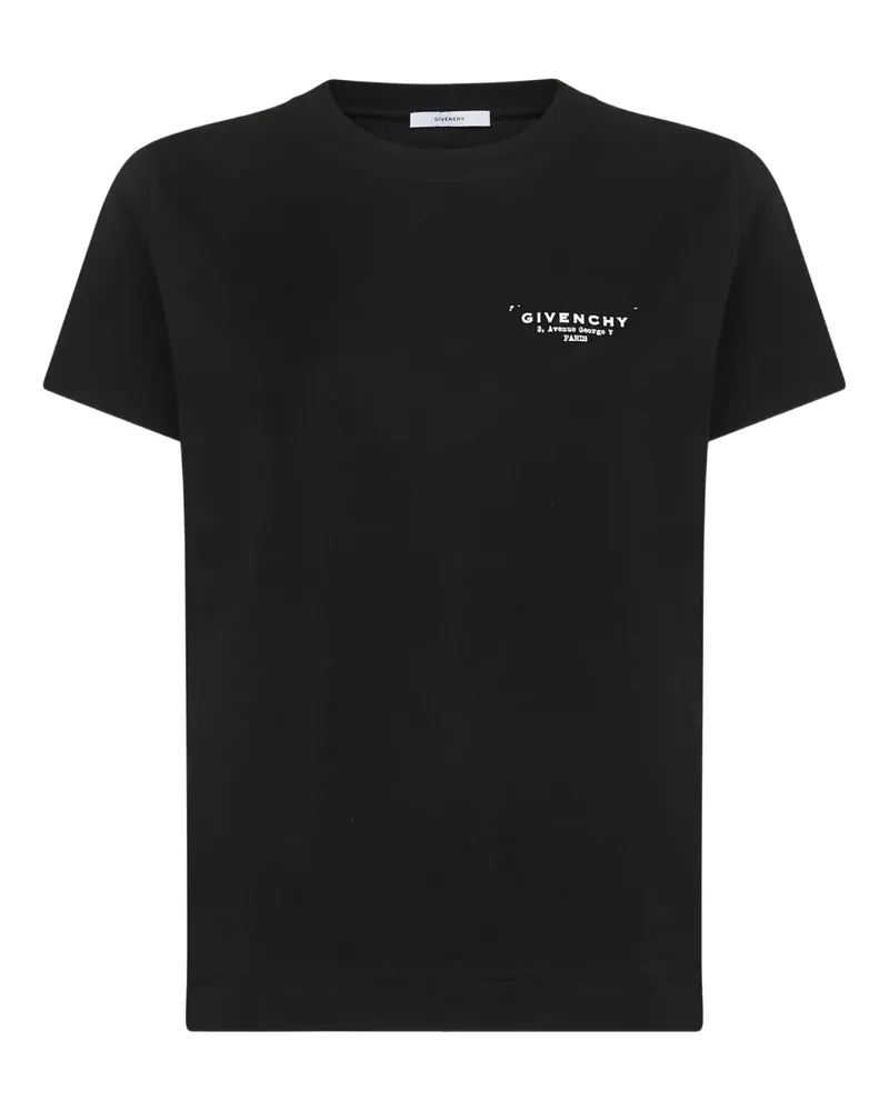 Givenchy T-Shirt mit Logo-Print - Schwarz Schwarz