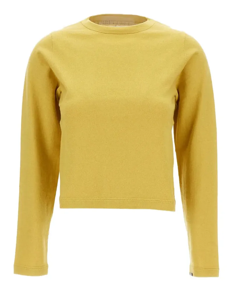 extreme cashmere Lisa Oberteil mit rundem Ausschnitt - Gelb Gelb