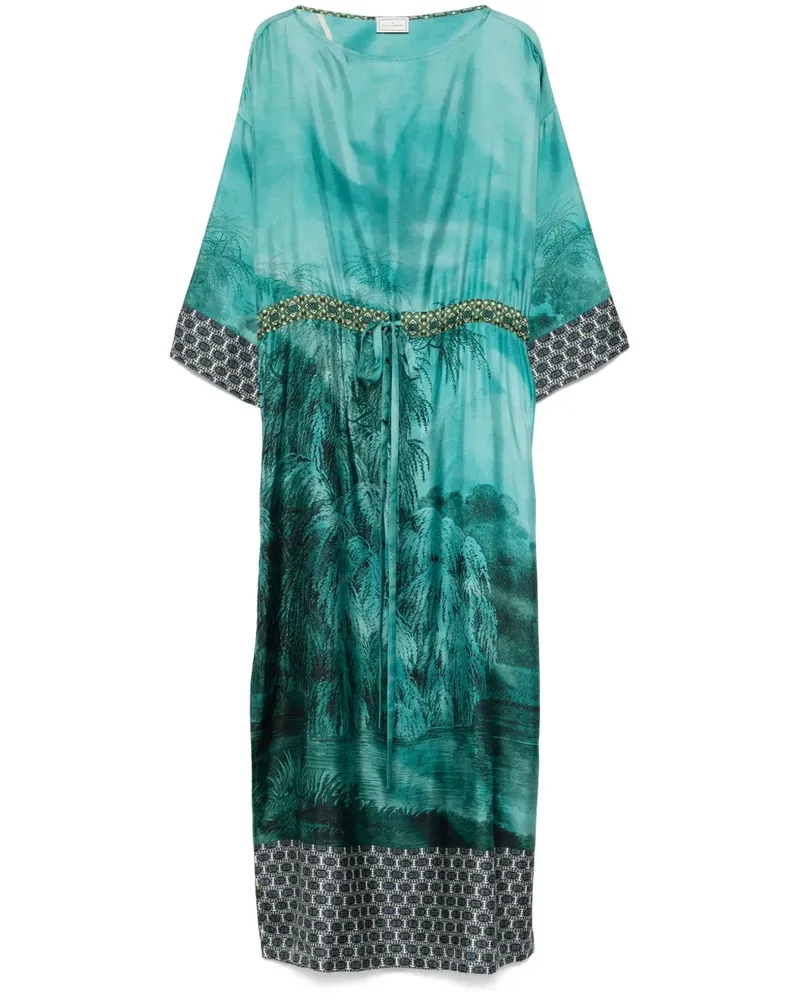Pierre-Louis Mascia Aloe Midikleid - Blau Blau