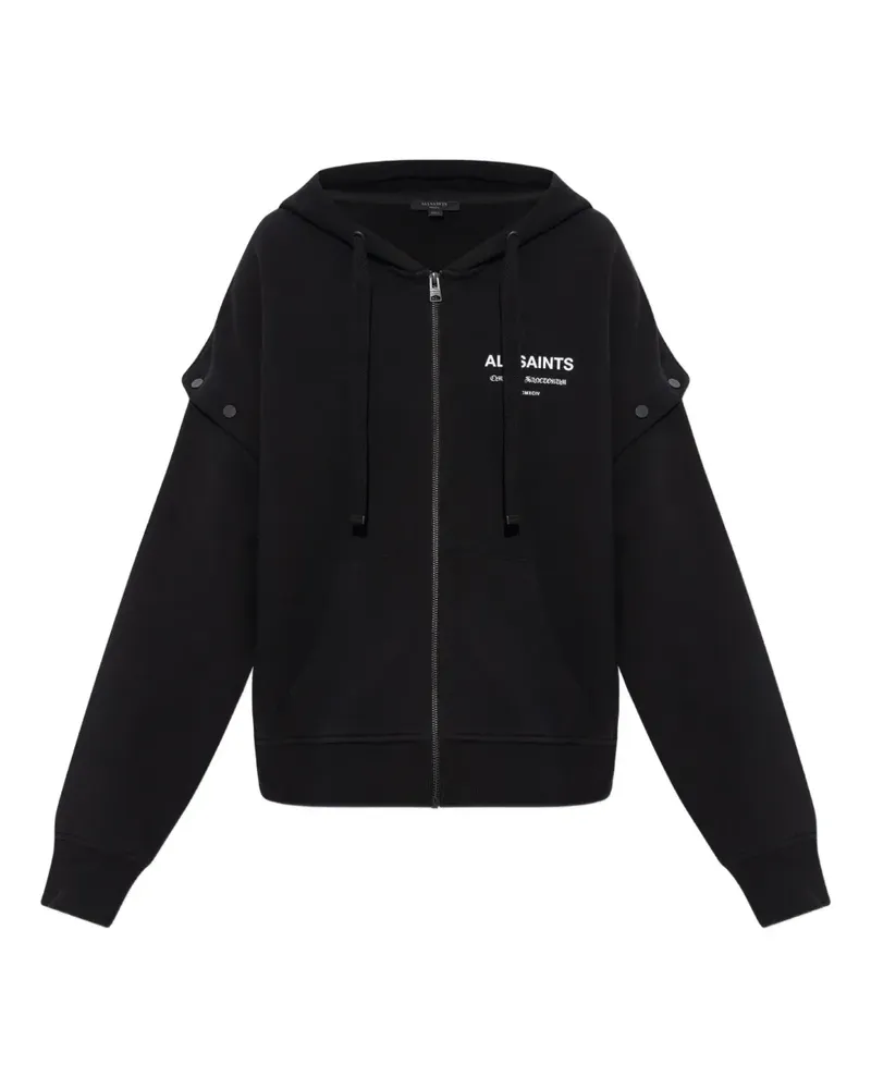 AllSaints Omnium Amphia Kapuzenjacke - Schwarz Schwarz