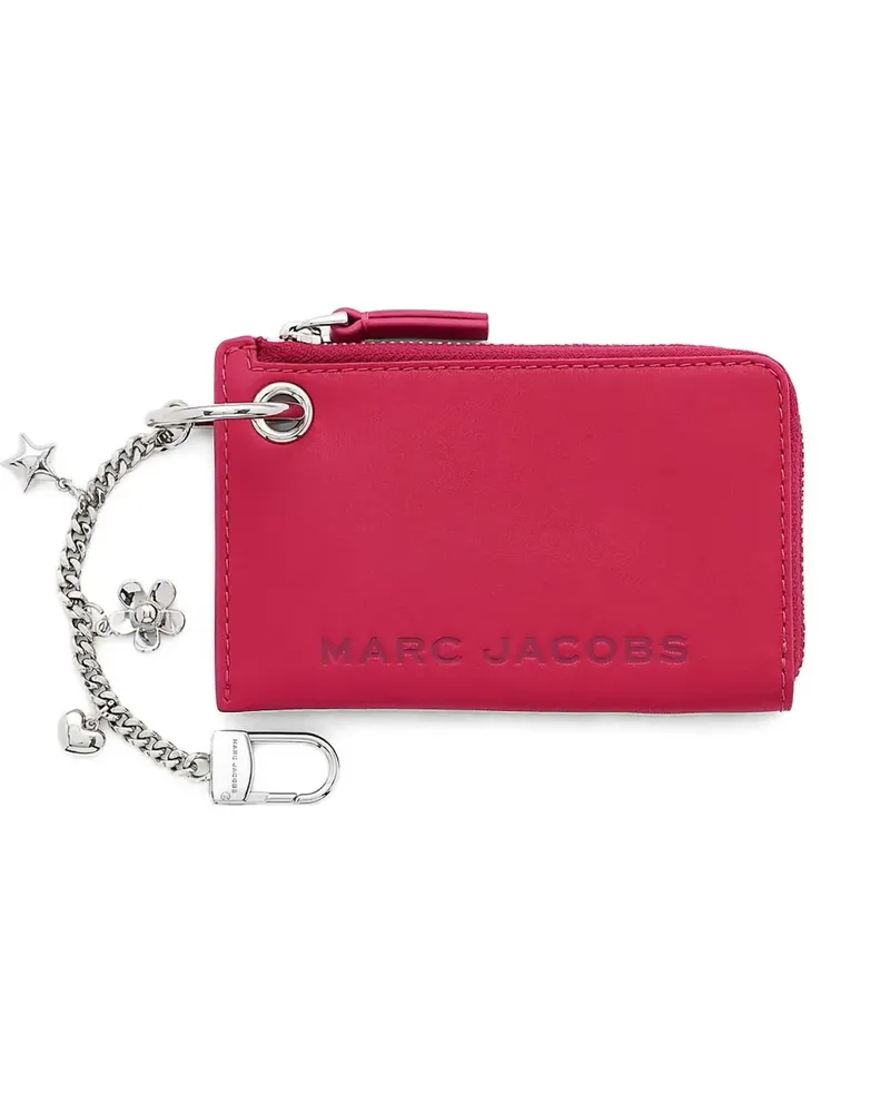 Marc Jacobs top-zip charm wallet - Rosa Rosa