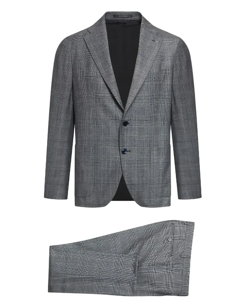 Tagliatore Anzug mit Prince of Wales-Karo - Grau Grau