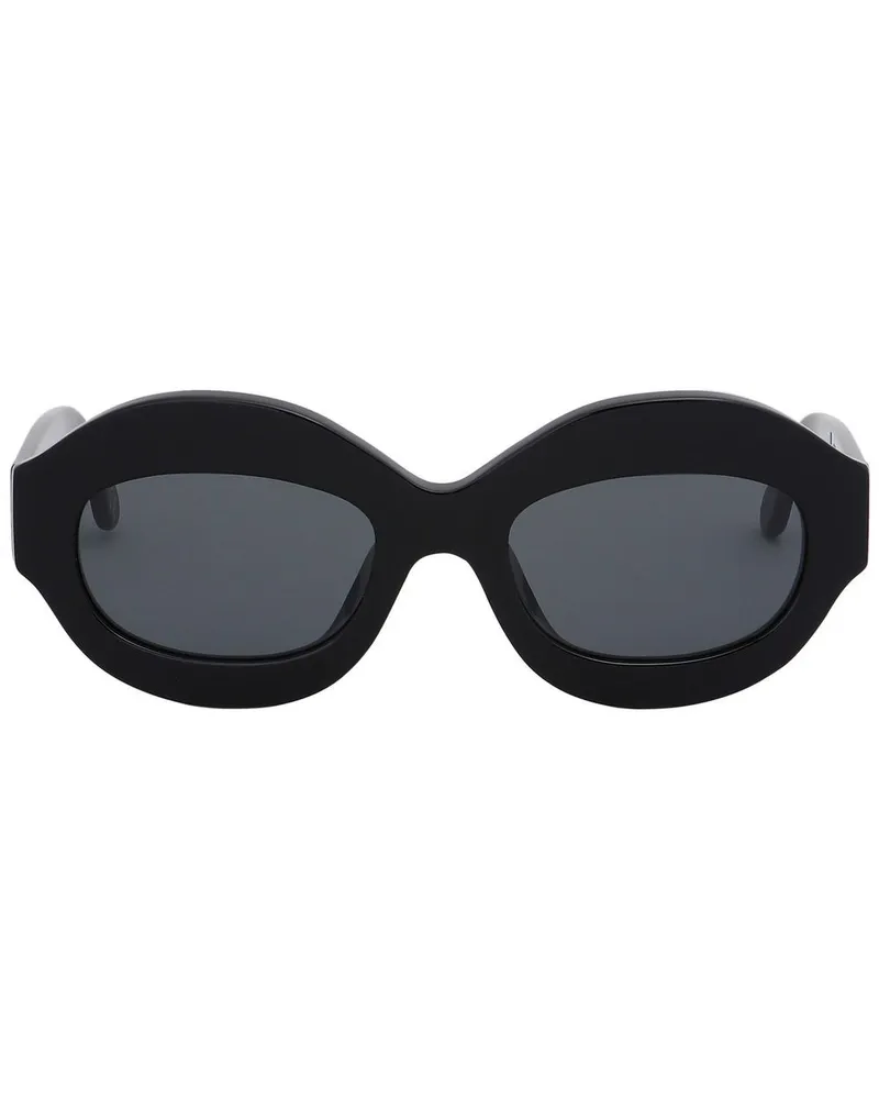 Marni Sonnenbrille mit rundem Gestell - Schwarz Schwarz