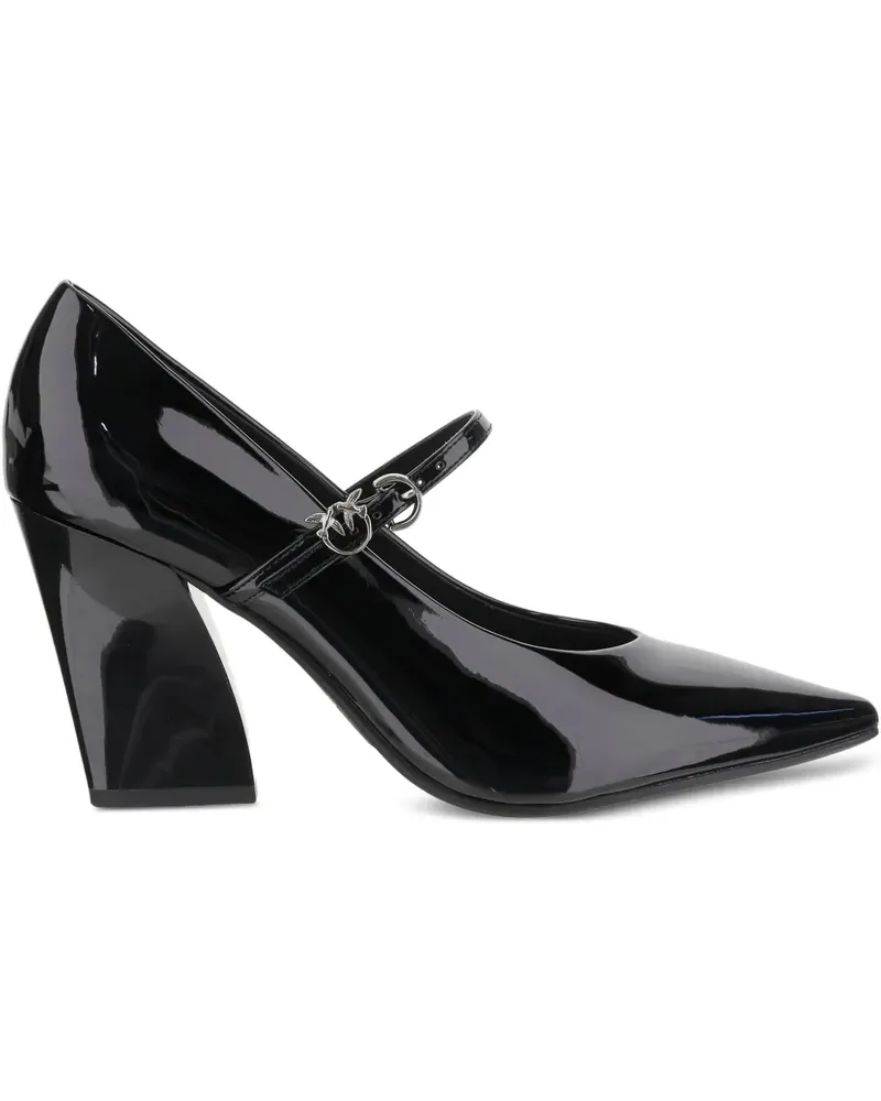 Pinko Pumps mit Schnalle 80mm - Schwarz Schwarz