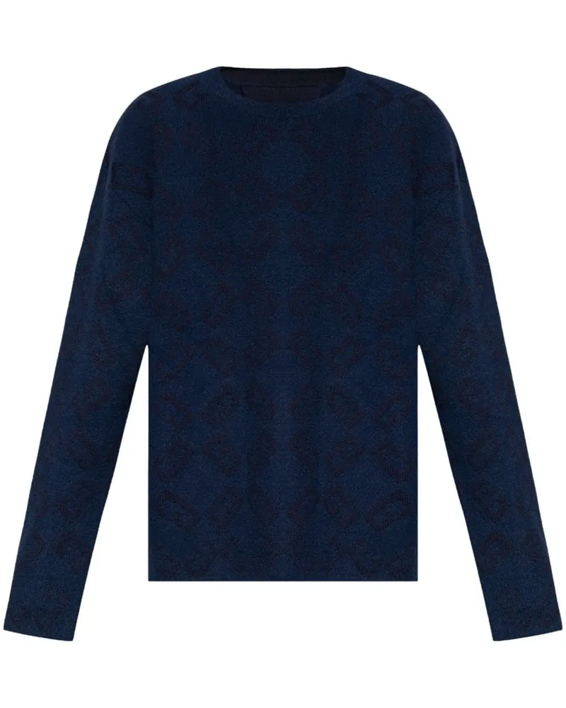 Givenchy Pullover mit Monogrammmuster - Blau Blau