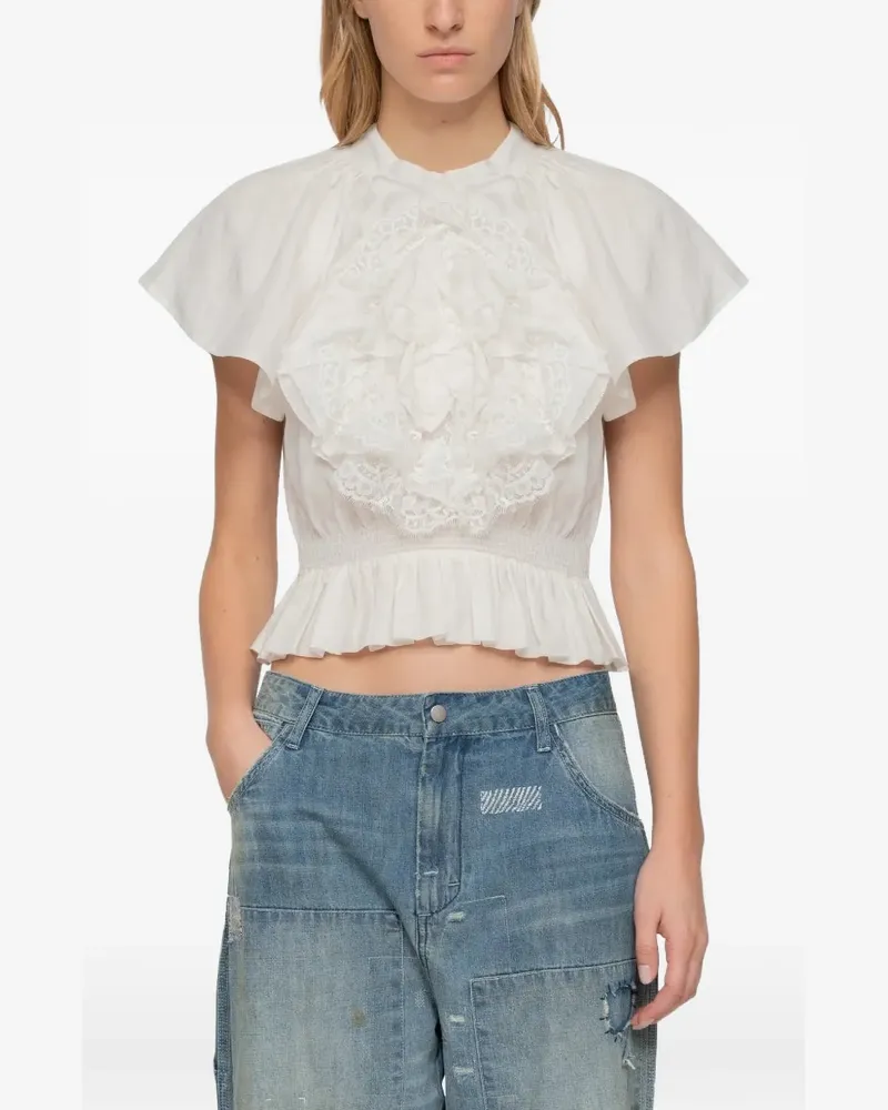 Sea Holden ruffled blouse - Weiß Weiß