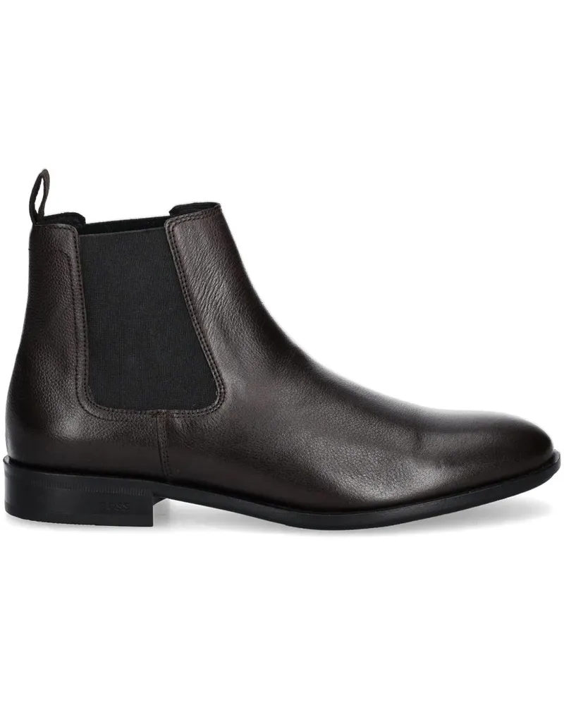 HUGO BOSS Chelsea-Boots aus Leder - Braun Braun