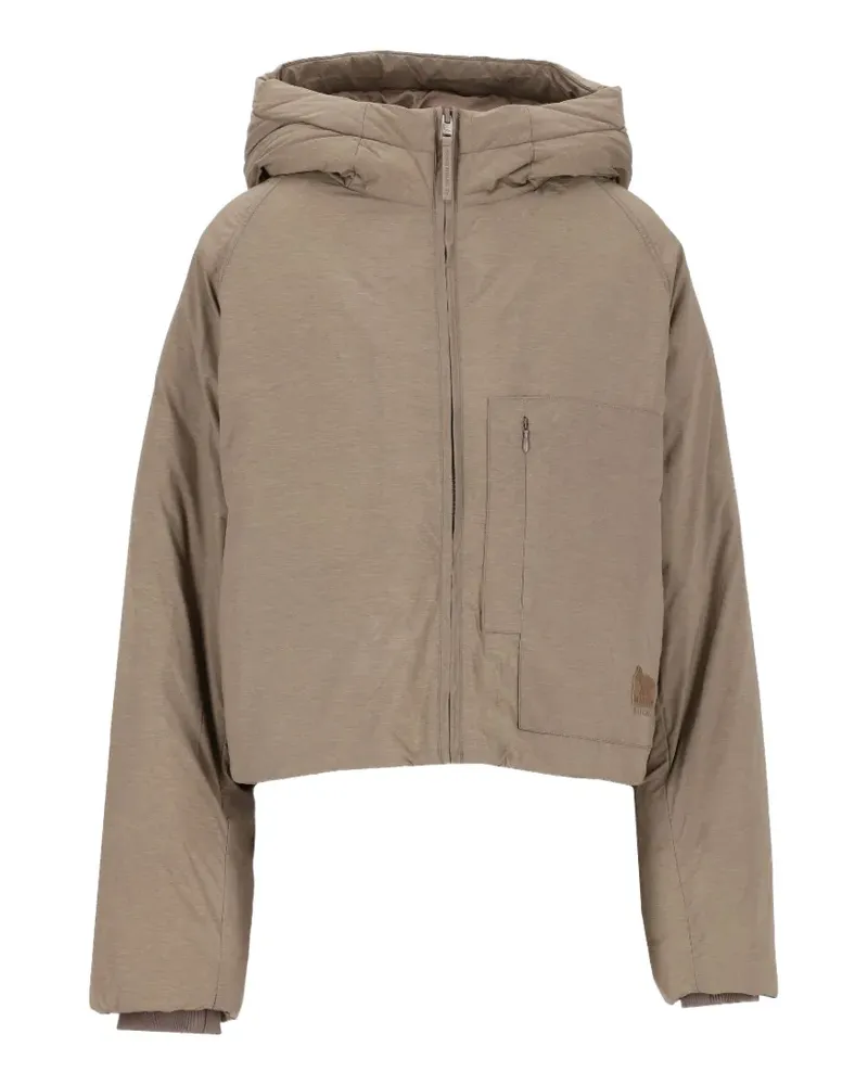 Kitsuné profile fox hooded coat - Nude Nude