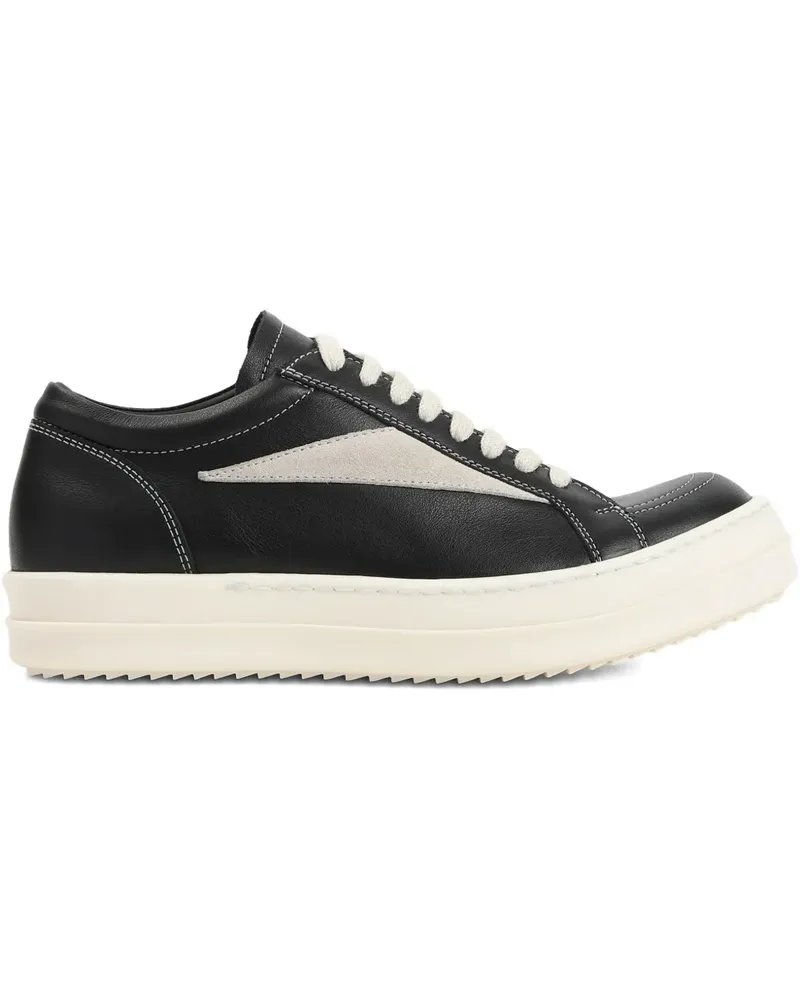 Rick Owens Sneakers mit Einsätzen - Schwarz Schwarz
