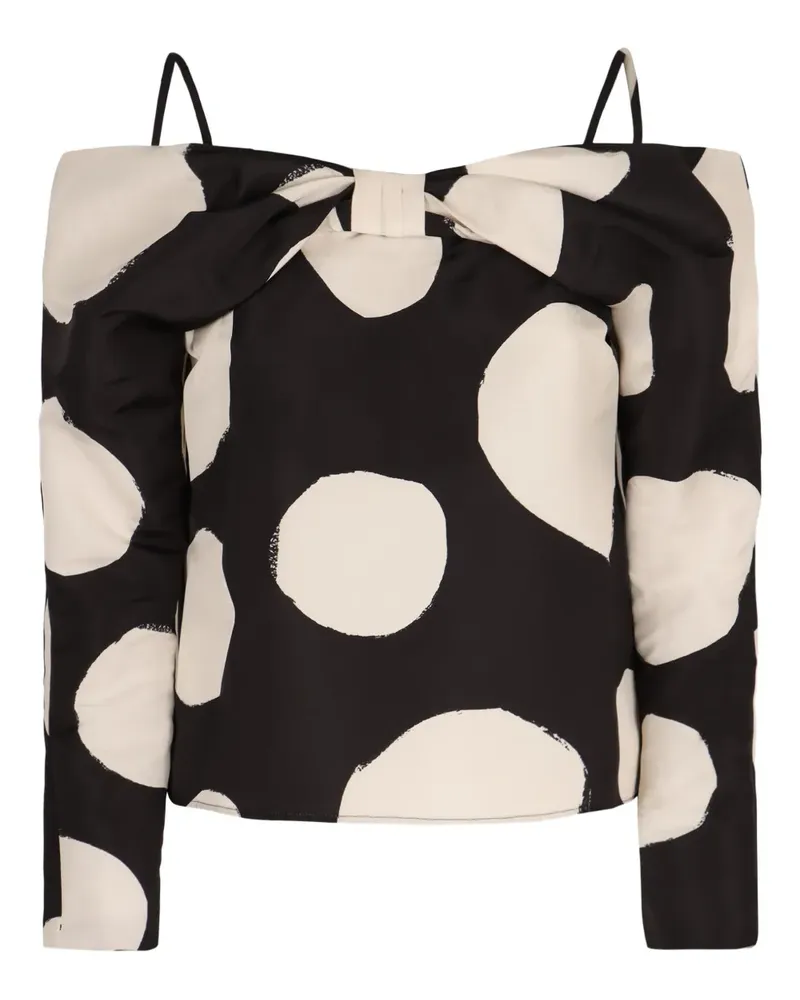Nina Ricci Schulterfreie Bluse - Braun Braun