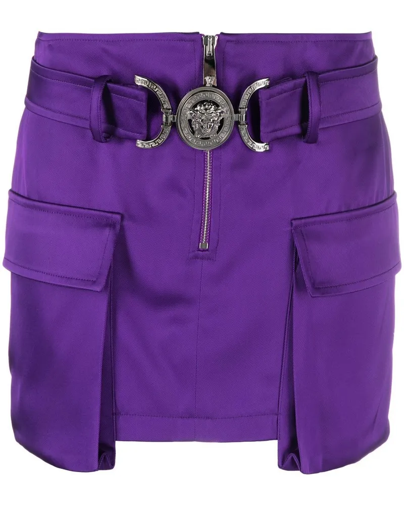 Versace Medusa Minirock - Violett Violett