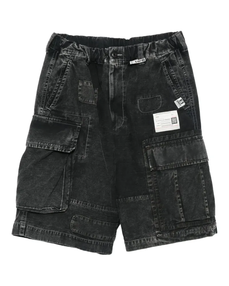 MIHARAYASUHIRO Klassische Cargo-Shorts - Schwarz Schwarz