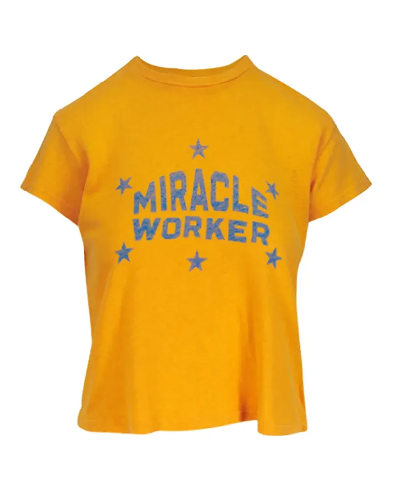 Mother star graphic T-shirt - Gelb Gelb