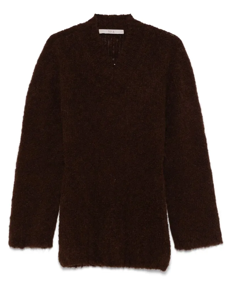 TELA Yeti Pullover - Braun Braun