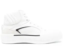 Sneakers mit Seal-Stickerei - Weiß