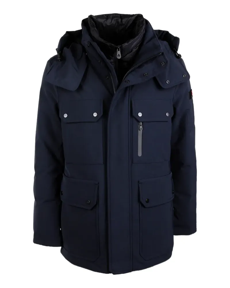 Peuterey EBRIDE TJ GRS 01 hooded multi-pocket jacket - Blau Blau