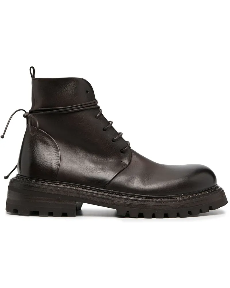 Marsèll Schnürstiefel im Military-Look - Braun Braun