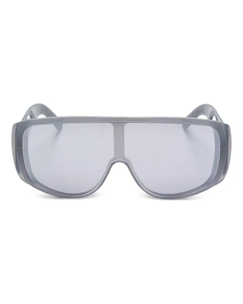 RETROSUPERFUTURE Sonnenbrille mit Shield-Gestell - Grau Grau