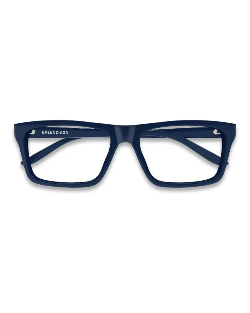 Balenciaga Brille mit eckigem Gestell - Blau Blau
