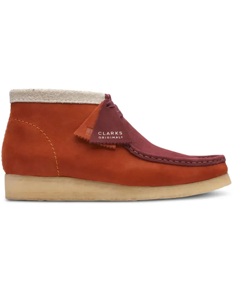 Clarks Wallabee "DARK ORANGE / COMBINATION" Desert-Boots Orange