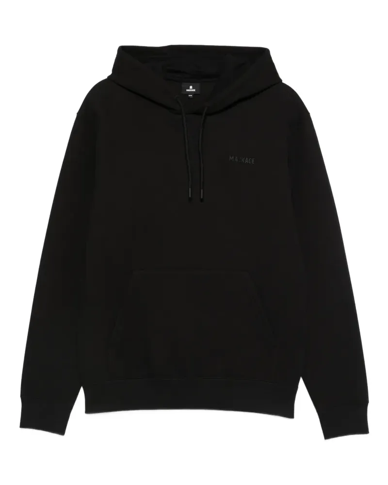 Mackage Hoodie mit Logo-Print - Schwarz Schwarz