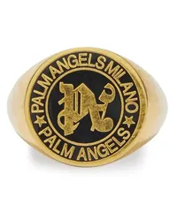 Palm Angels Siegelring mit Monogramm Gold